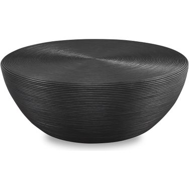 Bongo Rattan Coffee Table In Black