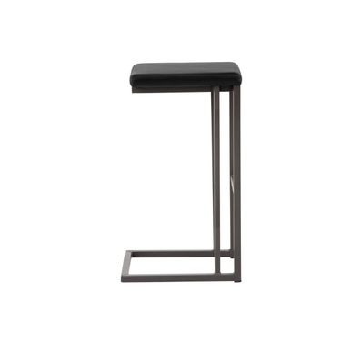 Boone Barstool Set of 2 In Grey and Onyx