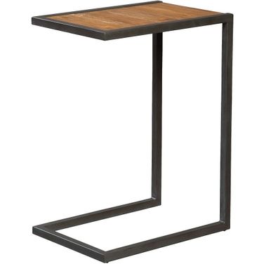Boone Forge Lamp Table In Weathered Pecan