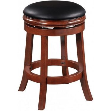 Boraam 24 Inch Backless Swivel Counter Stool In Cherry