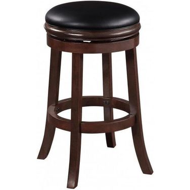 Boraam 29 Inch Backless Swivel Bar Stool In Cappuccino