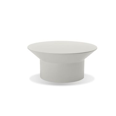 Boracay Coffee Table Solid Surface Base In Tapioca