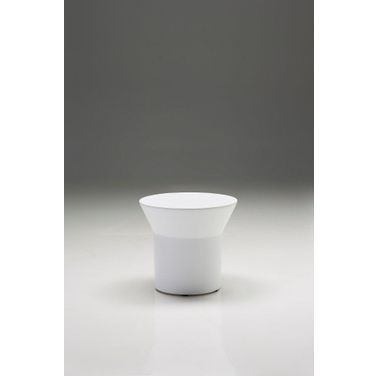 Boracay White Epoxy End Table