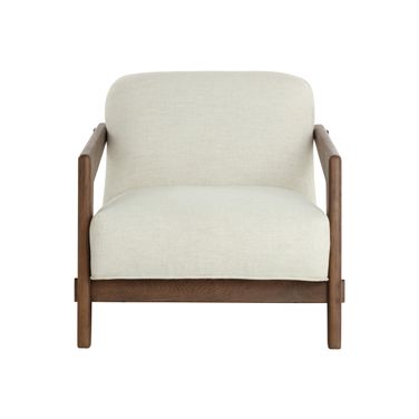 Bosco Lounge Chair In Geralt Linen