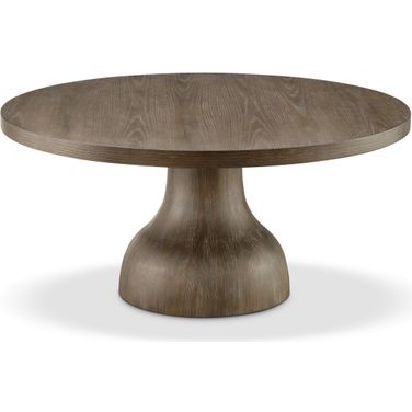 Bosley Round Cocktail Table In Porpoise