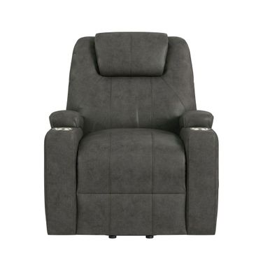 Boston Lift Chair with Heat Massage In Simba Dark Grey