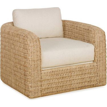 Bottega Swivel Chair In Natural