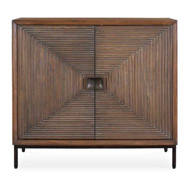 Bottom Line 2 Door Wood Cabinet In Woodtone