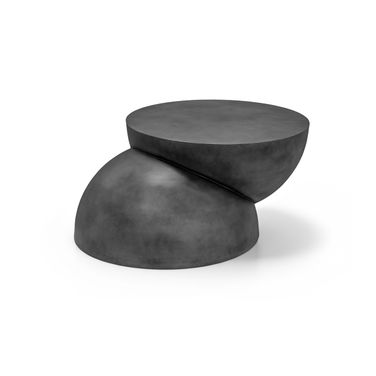 Boulder Iron Coffee Table In Black