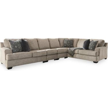 Bovarian 4-Piece RAF Sectional In Stone