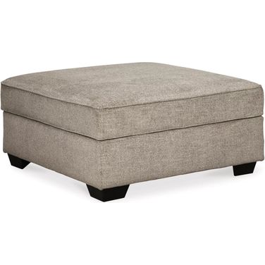 Bovarian Ottoman with Storage In Stone