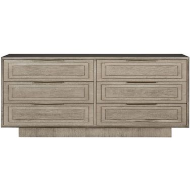 Bowers 6-Drawer Chest In Silver
