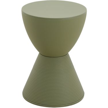 Boyd Round Side Table In Olive Green