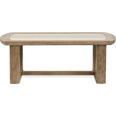 Bradford Rectangular Cocktail Table In Riverbed Beige