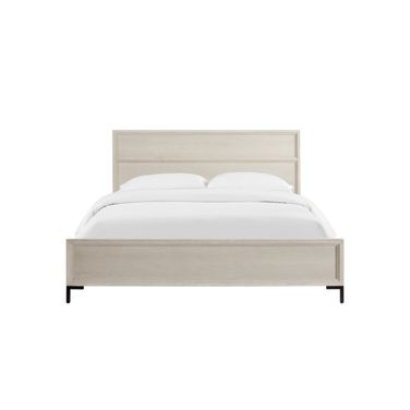 Bradley Queen Platform Bed In Antique White