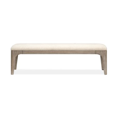 Braelyn Long Bench In Dorian Grey