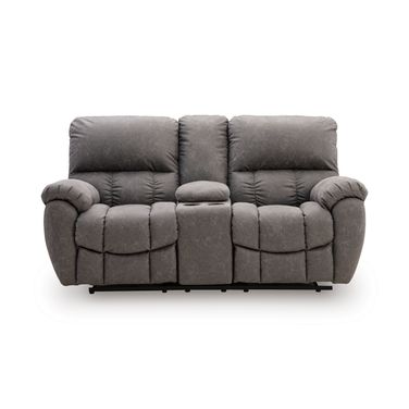 Bramblestone Power Reclining Loveseat with Console In Galaxy