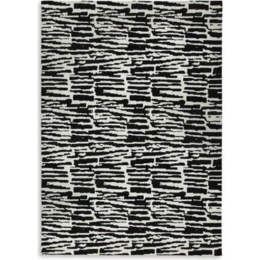 Bramshaw Extra Large Rug In Black and Ivory