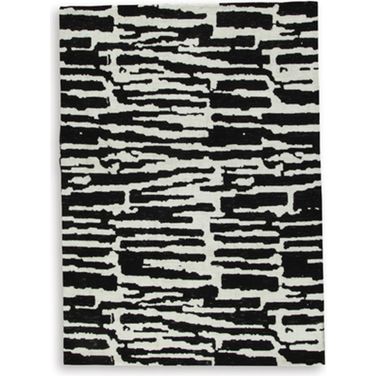 Bramshaw Medium Rug In Black and Ivory