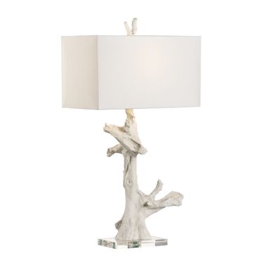 Branch Table Lamp In White and Cream