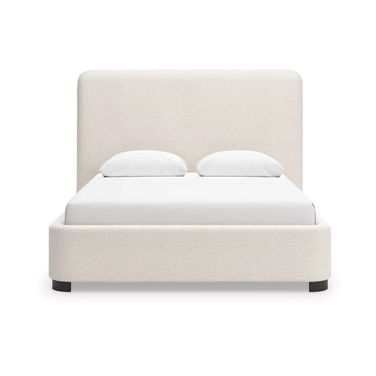 Brandinlane Queen Upholstered Bed In Beige