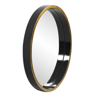 Brando Mirror In Black and Gold
