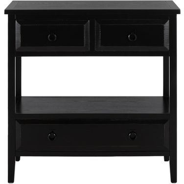 Branson Black 3-Drawer Sideboard