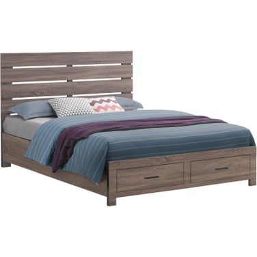Brantford Eastern King Storage Bed Barrel Oak