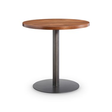 Brasea Round Side Table In Brown