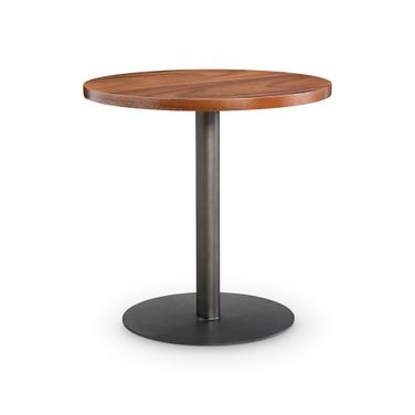 Brasea Round Side Table In Brown