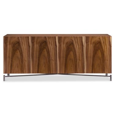 Brasea Wooden Entertainment Credenza In Brown