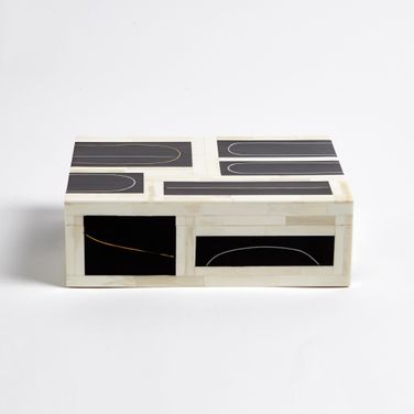 Brass Loop Large Box In Black