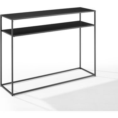 Braxton Entryway Console Table In Matte Black