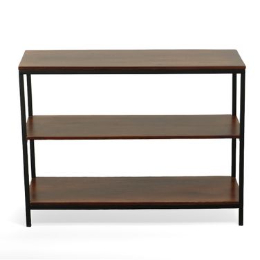 Brayden Console Table In Chestnut and Black