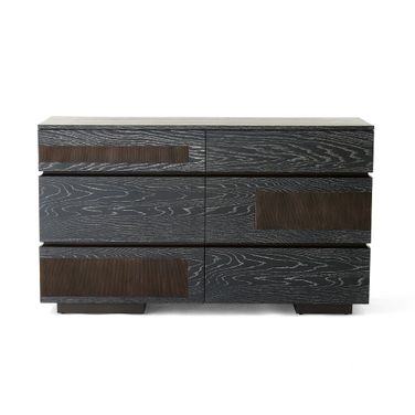 Brazil Dresser In Black Cerused Oak