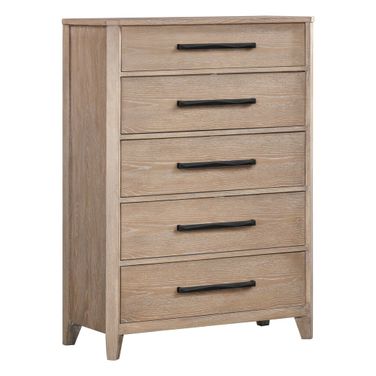 Breckenridge 5 Drawer Chest In Brown