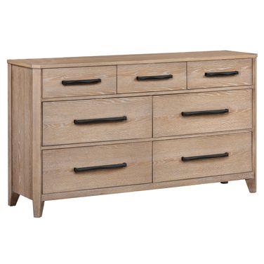 Breckenridge 7 Drawer Dresser In Brown