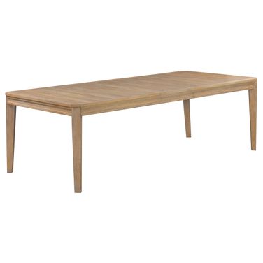 Breckenridge 78 Inch Rectangular Table with 18 Inch Leaf In Medium Brown