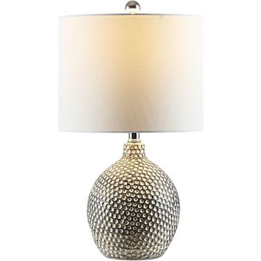 Breeda Ceramic Table Lamp in Ivory