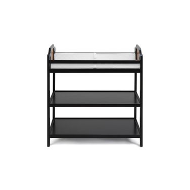 Brees Changing Table In Black and Brownstone