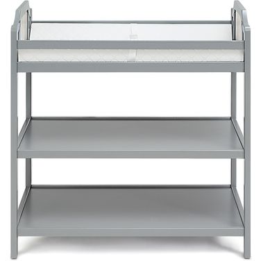 Brees Changing Table In Gray and Graystone