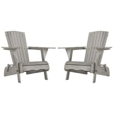 Breetel Grey Wash Adirondack Chair Set of 2