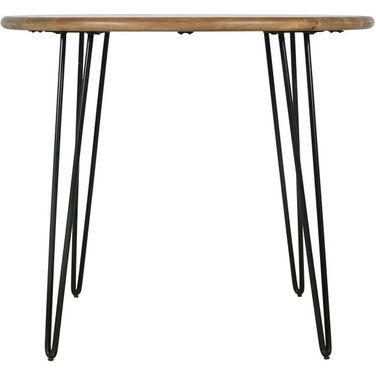 Brennan 42 Inch Round Counter Height Dining Table In Gold