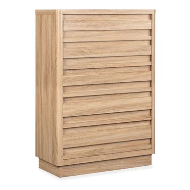 Brentwood Heights Drawer Chest In Provincial Brown