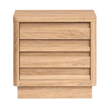 Brentwood Heights Drawer Nightstand In Provincial Brown