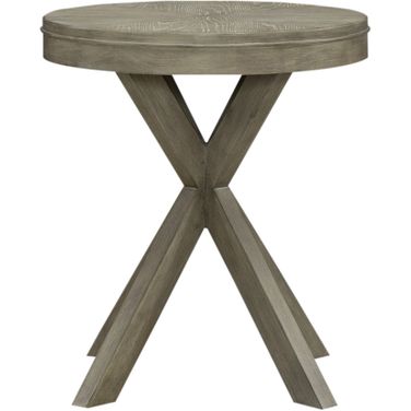 Brentwood Round End Table In Sandstone