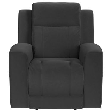 Brentwood Upholstered Recliner Chair In Dark Charcoal