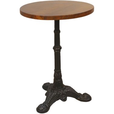 Brera Accent Table In Chestnut and Black