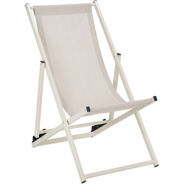 Breslin Sling Chairs Set of 2 in Beige