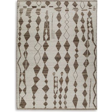 Brettler Extra Large Rug In Beige and Brown